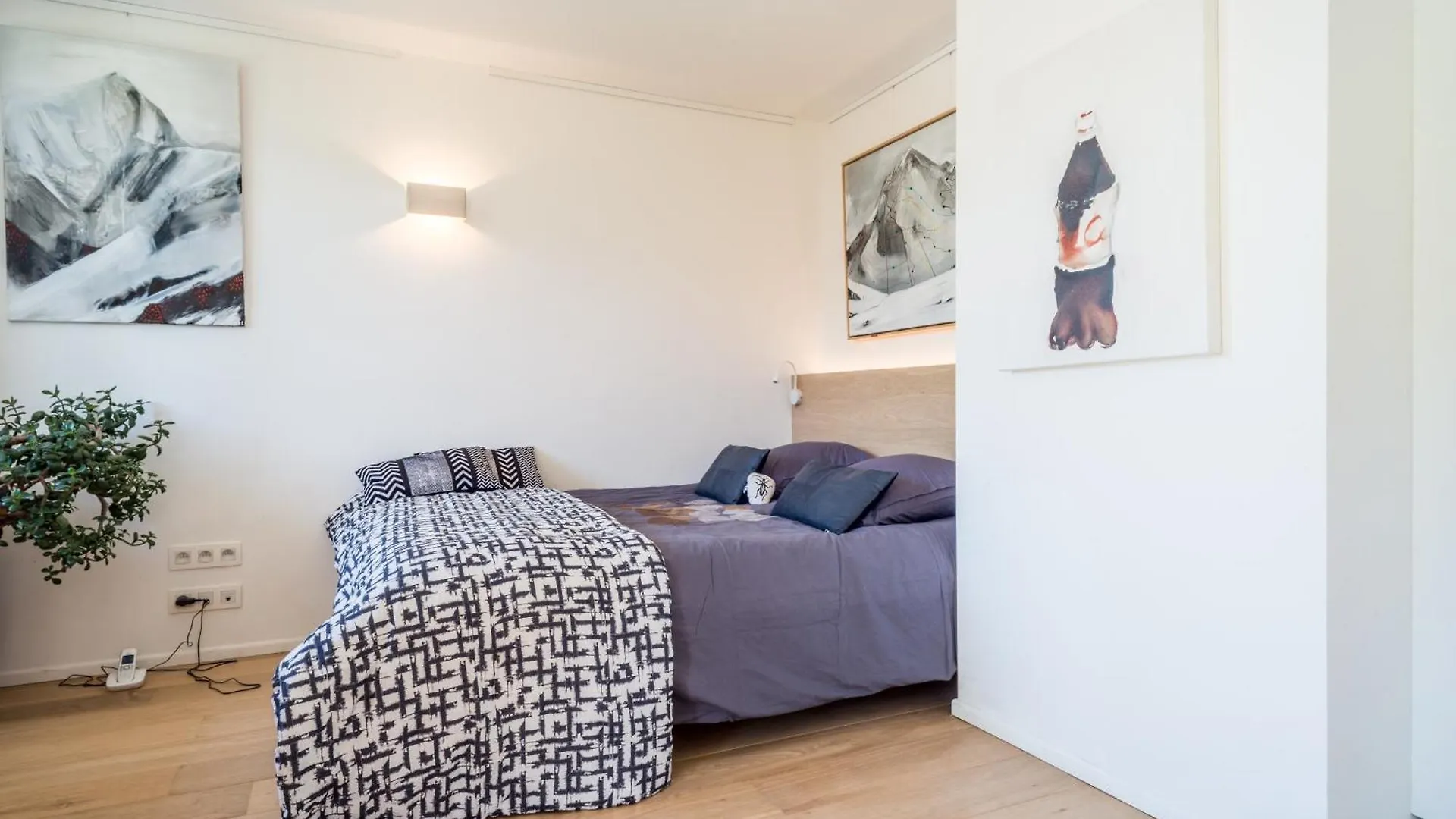 Chalet à Megève-Vauvray - Appartements tout confort, vue Mont Blanc Demi-Quartier