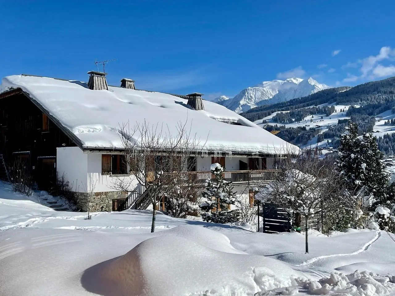 Chalet à Megève-Vauvray - Appartements tout confort, vue Mont Blanc Demi-Quartier France