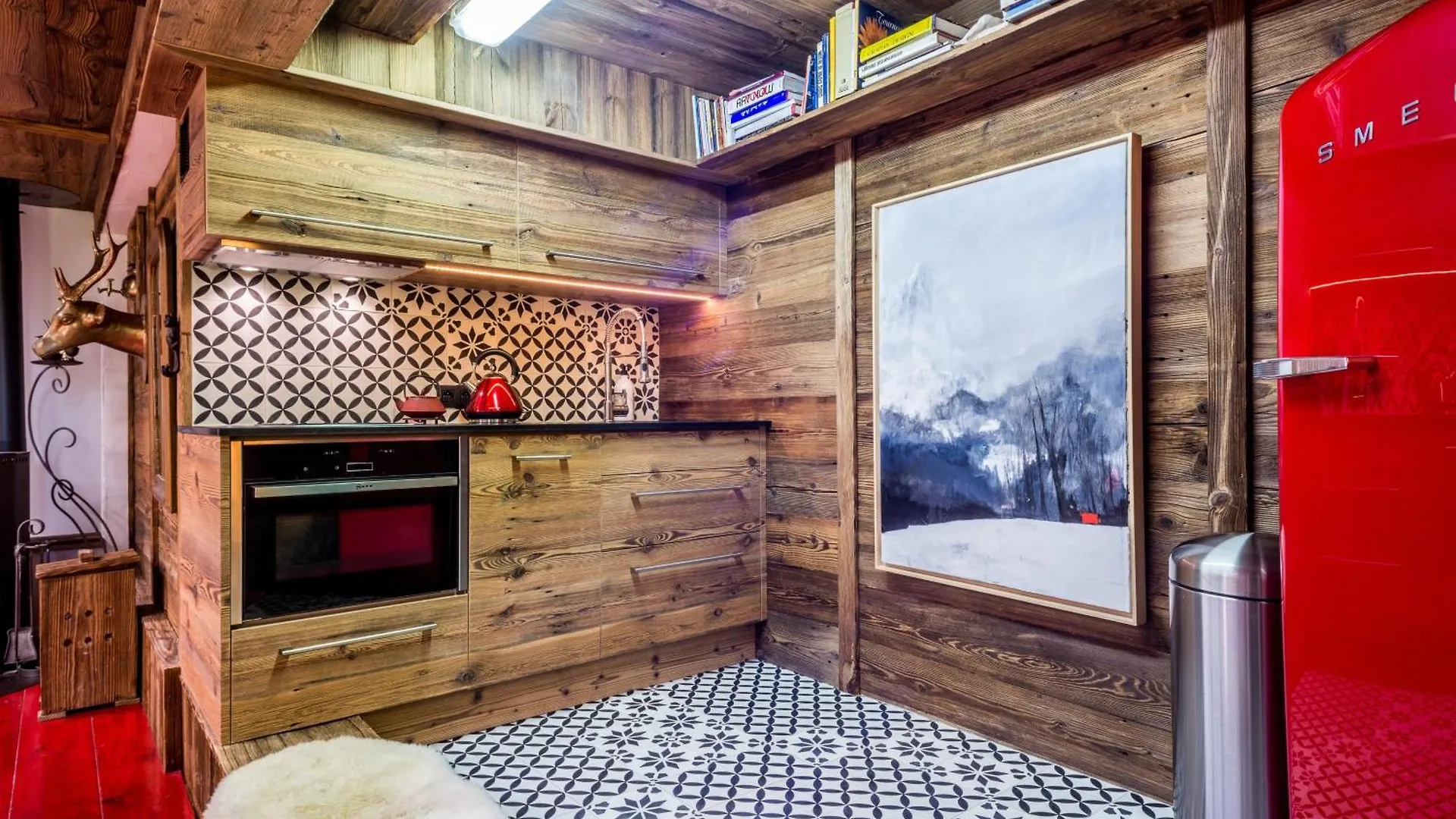 Chalet à Megève-Vauvray - Appartements tout confort, vue Mont Blanc Demi-Quartier