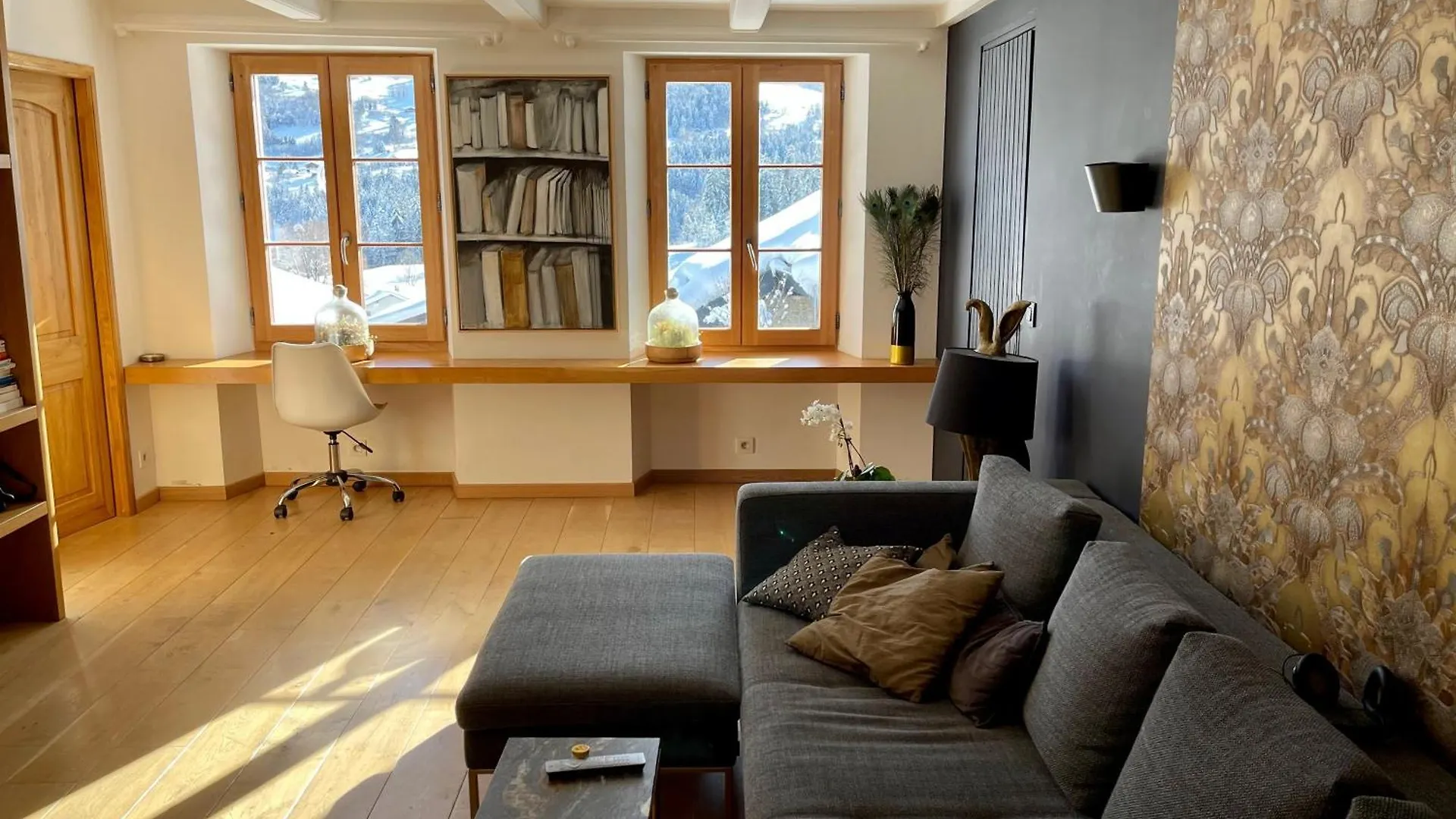 아파트 Chalet A Megeve-Vauvray - Grands Appartements , Vue Mont Blanc Demi-Quartier 프랑스